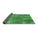 Sideview of Oriental Emerald Green Industrial Rug, urb2592emgrn