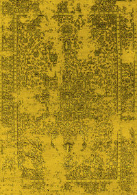 Oriental Yellow Industrial Rug, urb2592yw