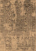 Oriental Brown Industrial Rug, urb2592brn