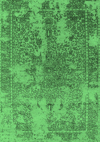 Oriental Emerald Green Industrial Rug, urb2592emgrn