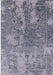 Mid-Century Modern Purple Oriental Rug, urb2592