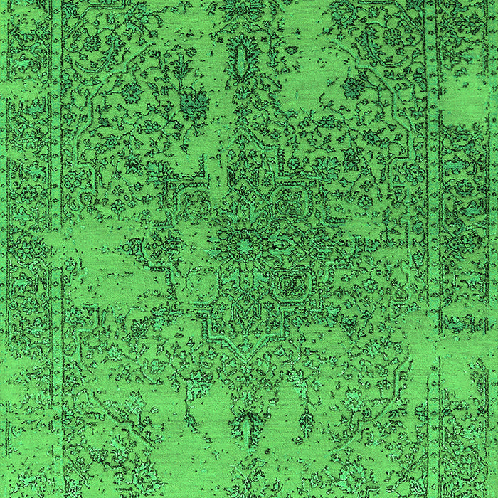 Oriental Green Industrial Rug, urb2592grn