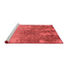 Industrial Red Washable Rugs