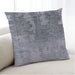 Lifestyle Image of Mid-Century Modern Urban Square Mist Blue Throw Pillow, 18 inch by 18 inch, pwurb2593