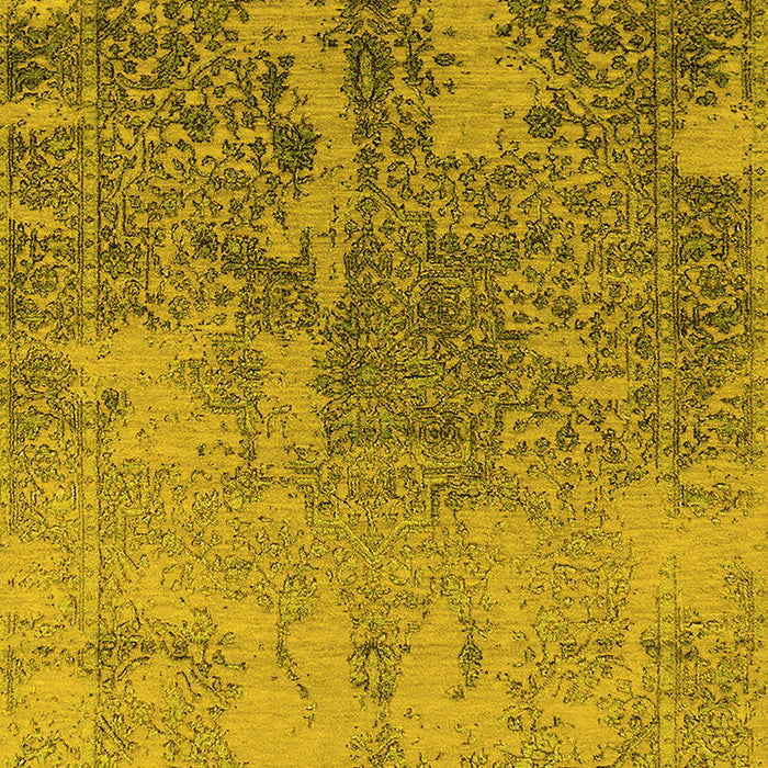 Oriental Yellow Industrial Rug, urb2593yw