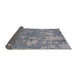 Sideview of Mid-Century Modern Dark Gray Oriental Rug, urb2594