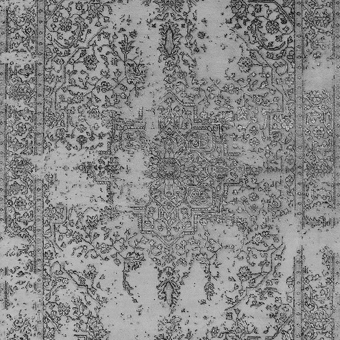 Machine Washable Oriental Gray Industrial Rug, wshurb2594gry