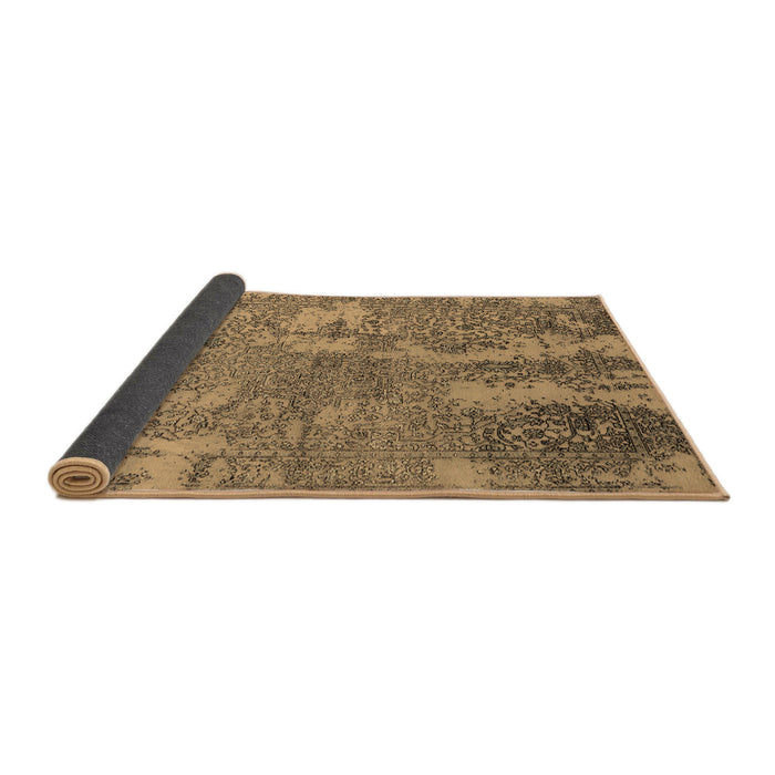 Sideview of Oriental Brown Industrial Rug, urb2594brn
