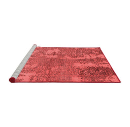 Industrial Red Washable Rugs