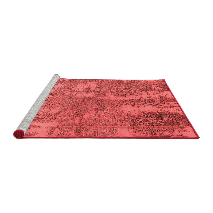 Industrial Red Washable Rugs
