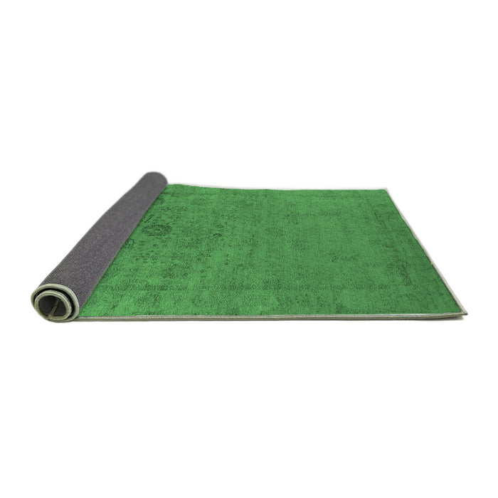 Sideview of Oriental Emerald Green Industrial Rug, urb2595emgrn
