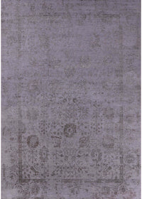 Machine Washable Industrial Modern Viola Purple Rug, wshurb2595