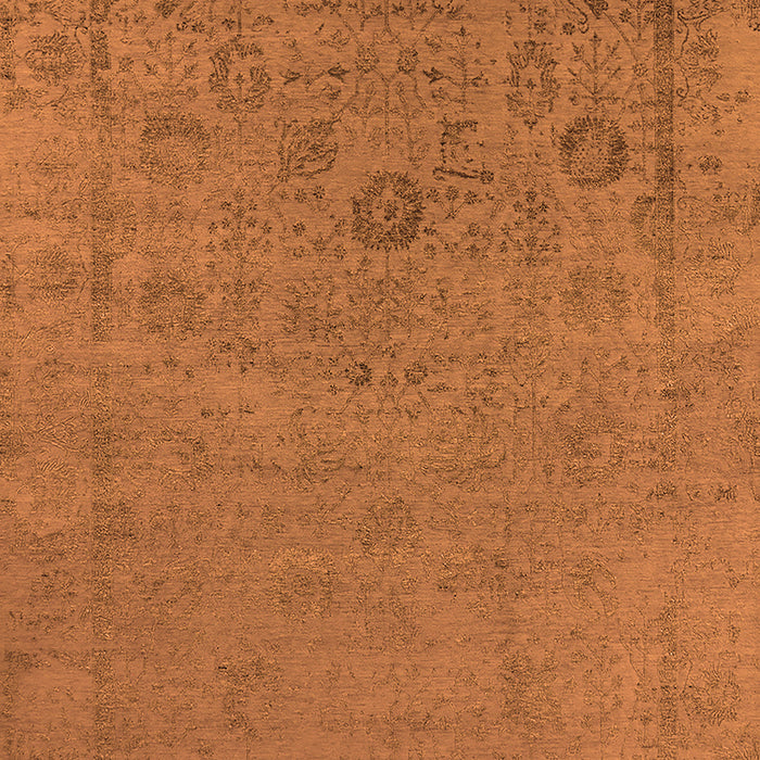 Oriental Orange Industrial Rug, urb2595org