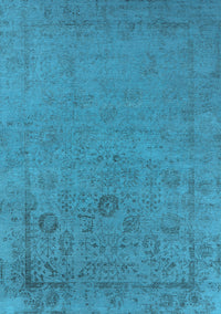 Oriental Light Blue Industrial Rug, urb2595lblu