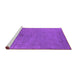 Sideview of Machine Washable Oriental Purple Industrial Area Rugs, wshurb2595pur