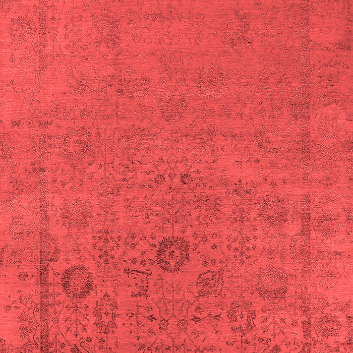 Machine Washable Oriental Red Industrial Rug, wshurb2595red