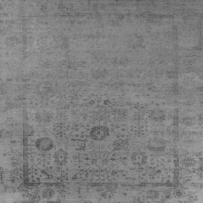 Square Oriental Gray Industrial Rug, urb2595gry