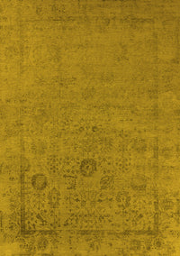 Oriental Yellow Industrial Rug, urb2595yw