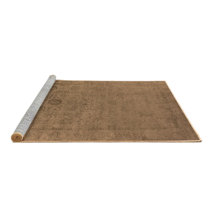 Sideview of Machine Washable Oriental Brown Industrial Rug, wshurb2595brn