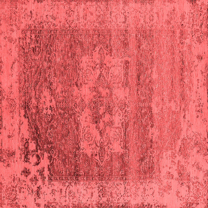 Machine Washable Oriental Red Industrial Rug, wshurb2596red