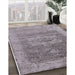 Machine Washable Industrial Modern Viola Purple Rug in a Family Room, wshurb2596