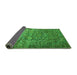 Sideview of Oriental Green Industrial Rug, urb2597grn