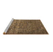 Sideview of Machine Washable Oriental Brown Industrial Rug, wshurb2597brn