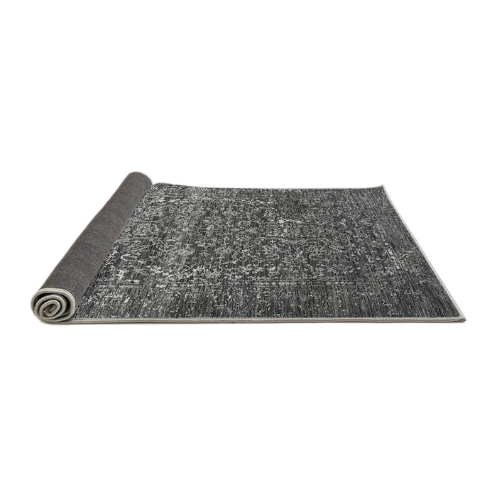 Sideview of Oriental Gray Industrial Rug, urb2597gry