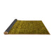 Sideview of Oriental Yellow Industrial Rug, urb2597yw