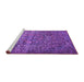 Sideview of Machine Washable Oriental Purple Industrial Area Rugs, wshurb2597pur