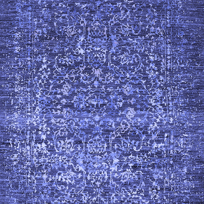 Oriental Blue Industrial Rug, urb2597blu