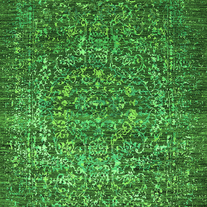 Oriental Green Industrial Rug, urb2597grn