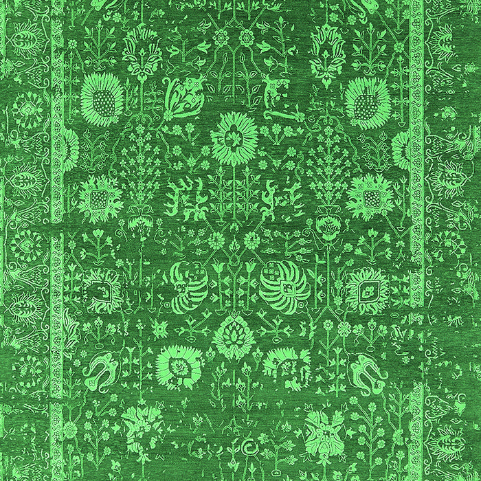 Oriental Green Industrial Rug, urb2598grn