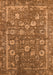 Oriental Orange Industrial Rug, urb2598org