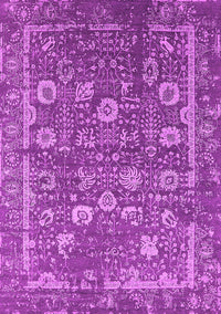 Oriental Pink Industrial Rug, urb2598pnk