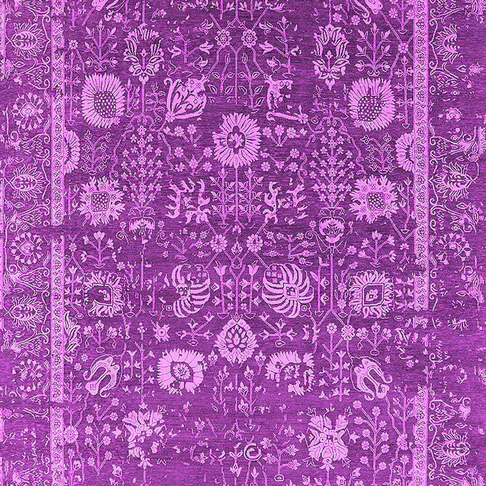 Machine Washable Oriental Pink Industrial Rug, wshurb2598pnk