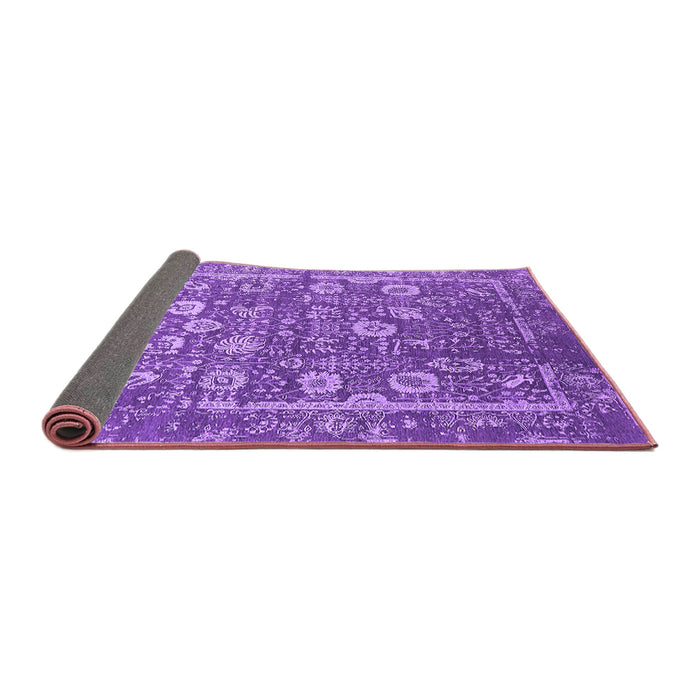 Sideview of Oriental Purple Industrial Rug, urb2598pur