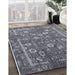 Machine Washable Industrial Modern Dark Gray Rug in a Family Room, wshurb2598