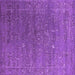 Square Oriental Purple Industrial Rug, urb2599pur