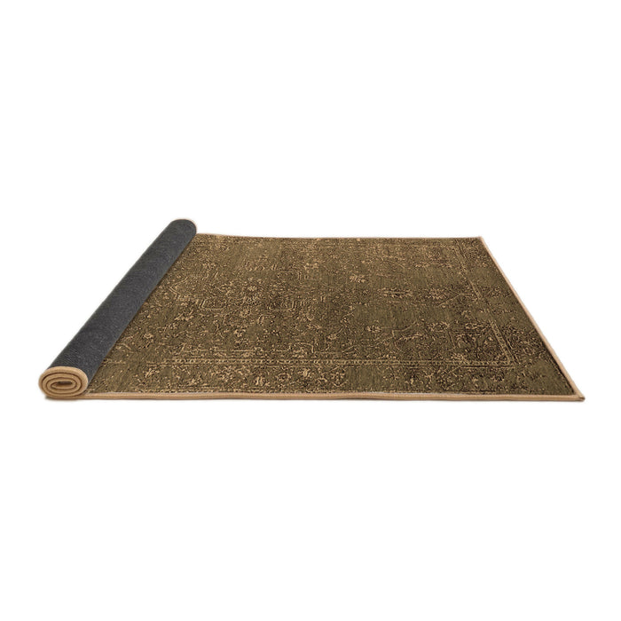 Sideview of Oriental Brown Industrial Rug, urb2599brn