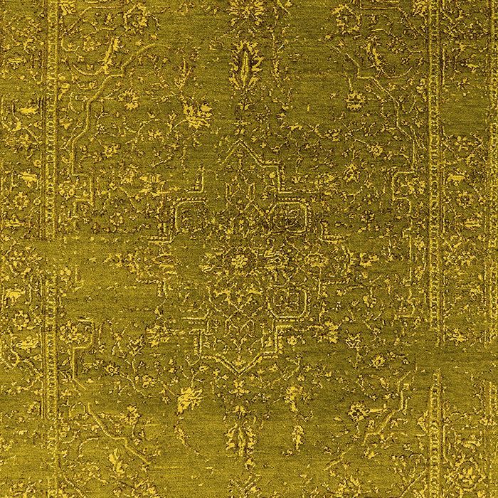 Oriental Yellow Industrial Rug, urb2599yw