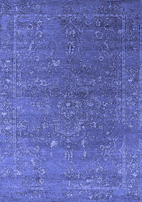 Oriental Blue Industrial Rug, urb2599blu