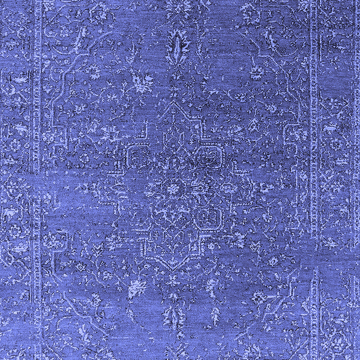 Oriental Blue Industrial Rug, urb2599blu