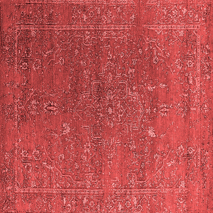 Machine Washable Oriental Red Industrial Rug, wshurb2599red