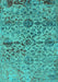 Oriental Turquoise Industrial Rug, urb2600turq