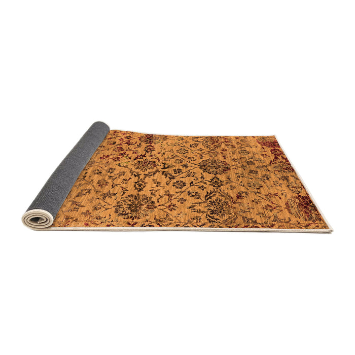 Sideview of Oriental Orange Industrial Rug, urb2600org