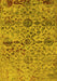 Oriental Yellow Industrial Rug, urb2600yw