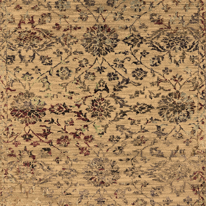 Machine Washable Oriental Brown Industrial Rug, wshurb2600brn