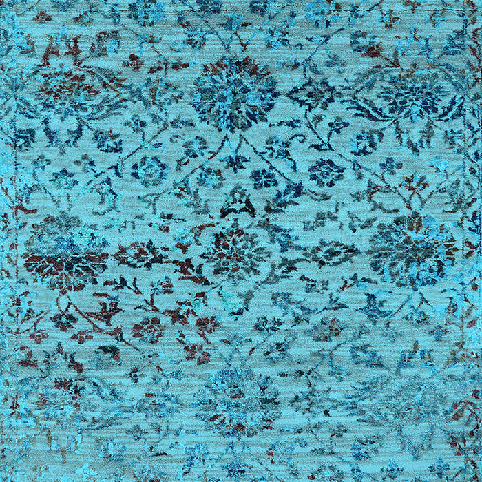 Oriental Light Blue Industrial Rug, urb2600lblu