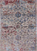 Mid-Century Modern Silver Pink Oriental Rug, urb2600